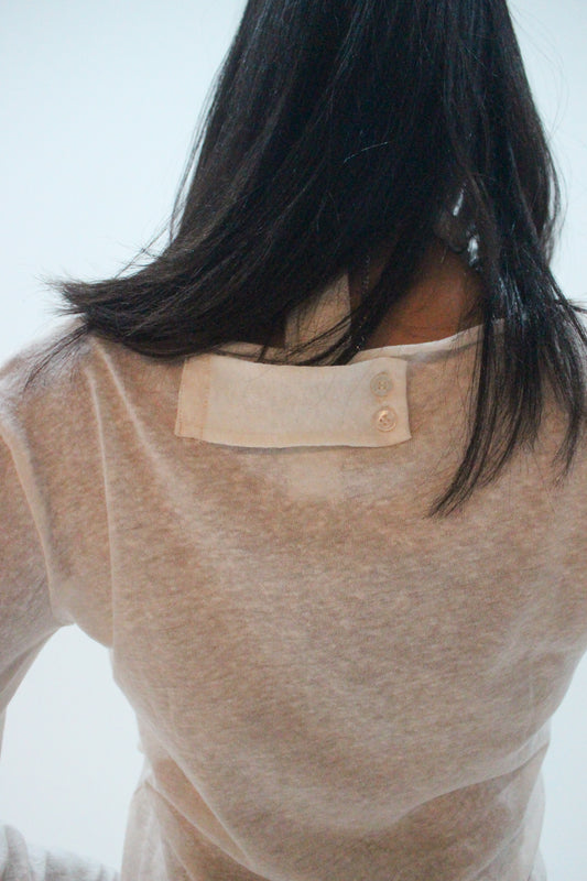 Draped Cotton Top