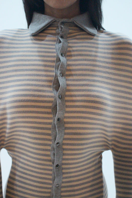 Cœur De Marie Cardigan Stripe
