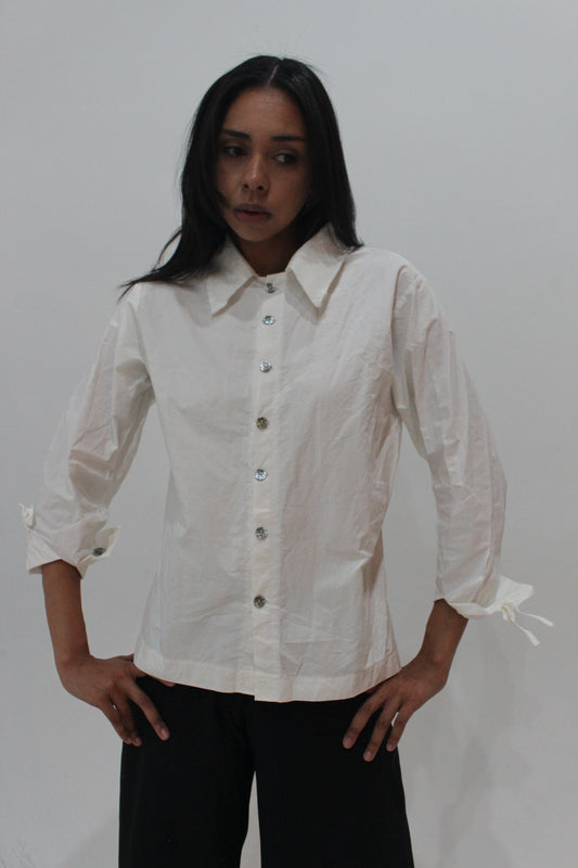 Floral Motif Button Down