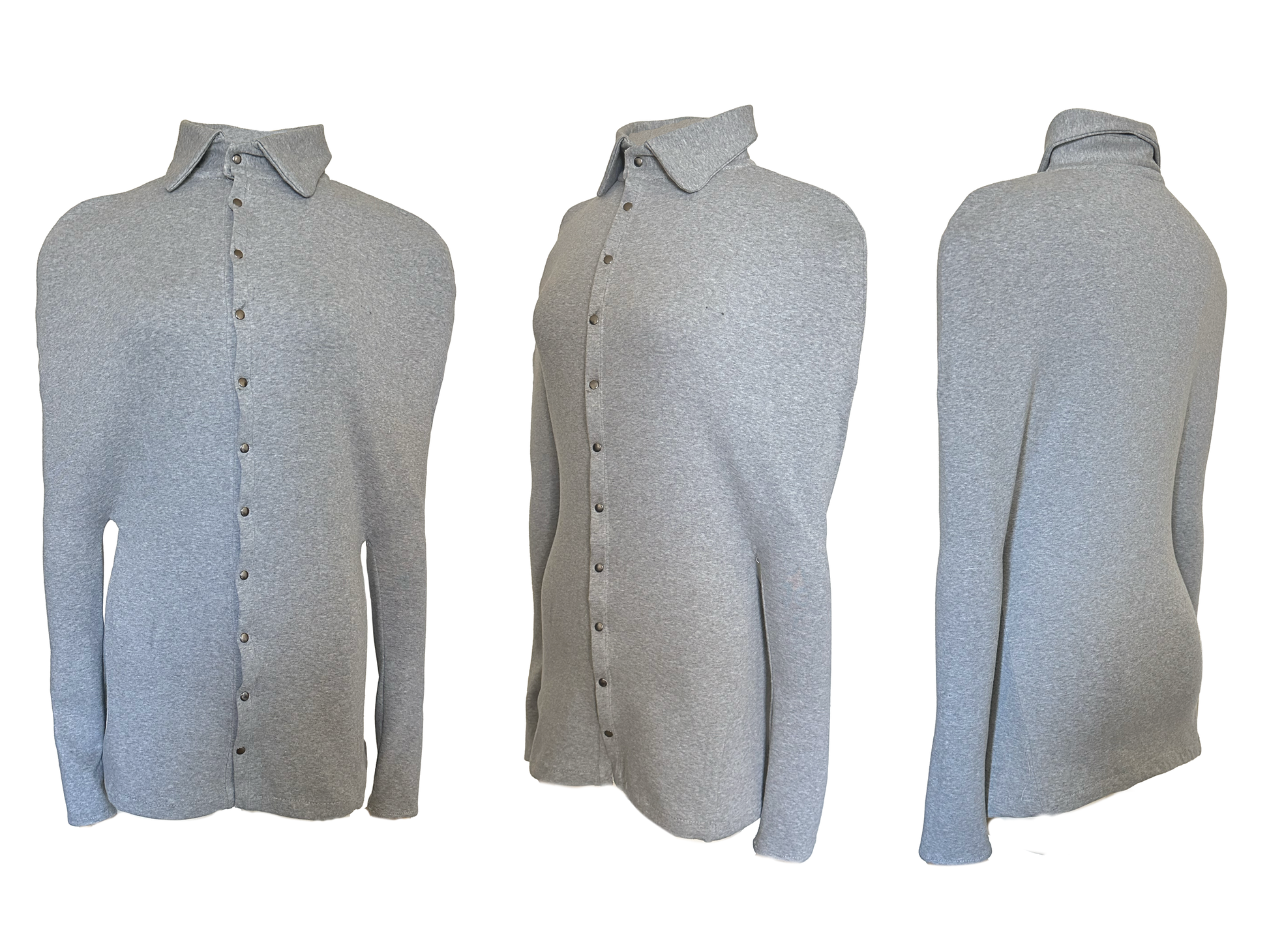 grey button down cardigan