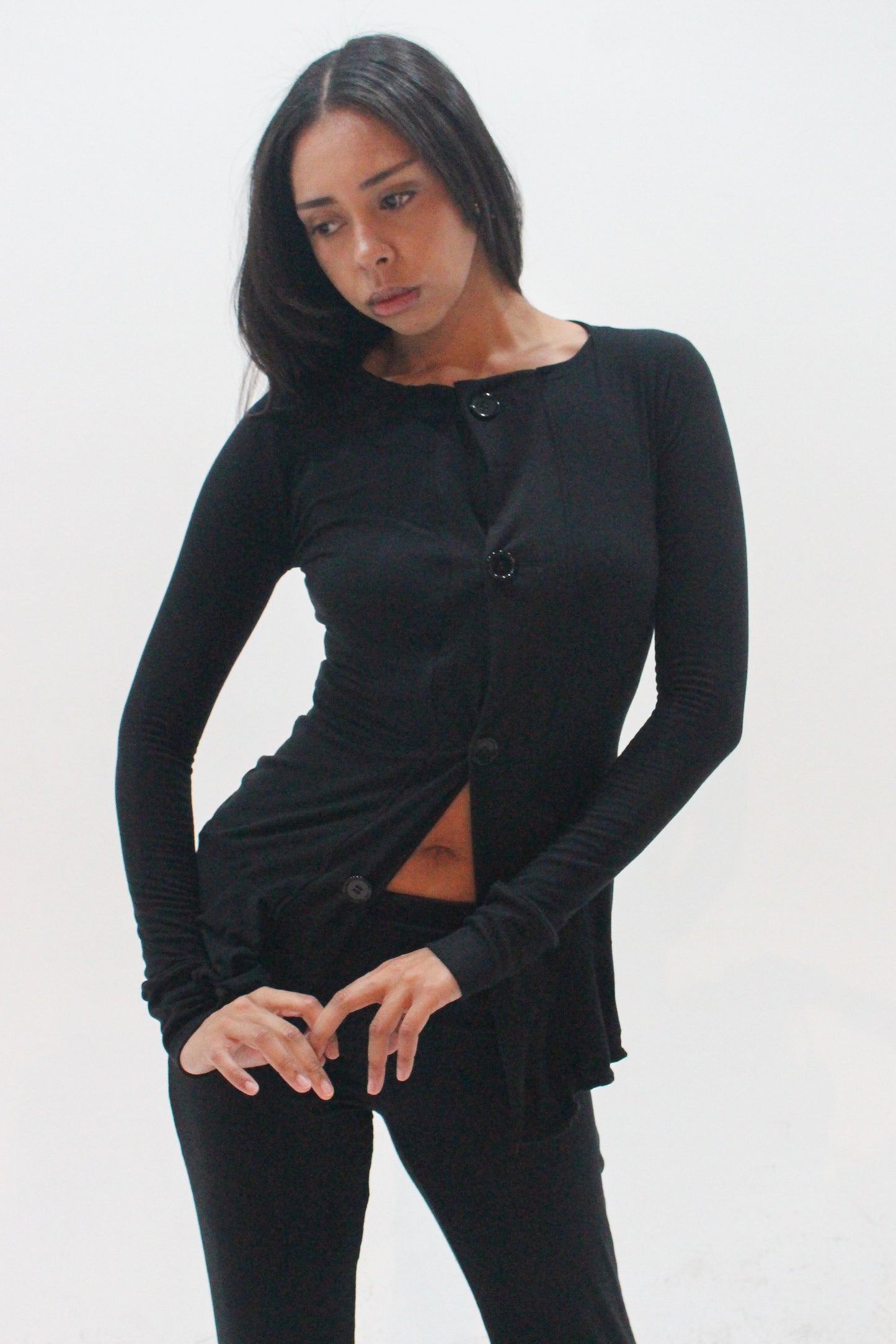 Jersey Frill Cardigan