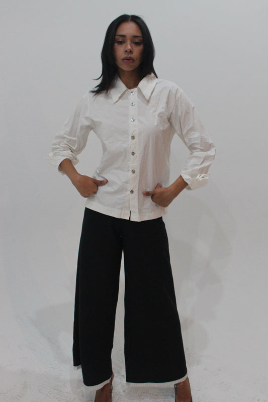 Floral Motif Button Down