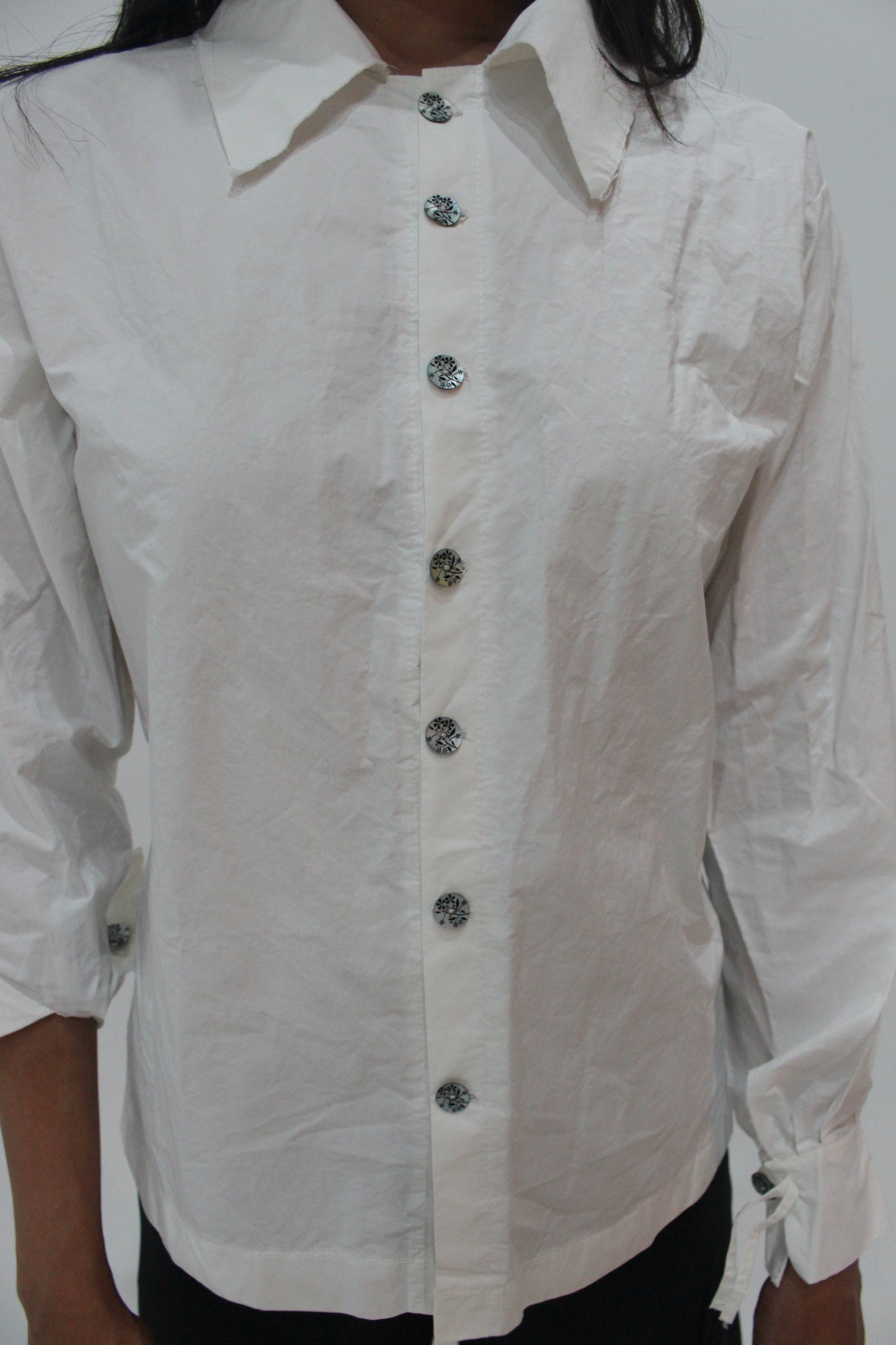 Floral Motif Button Down