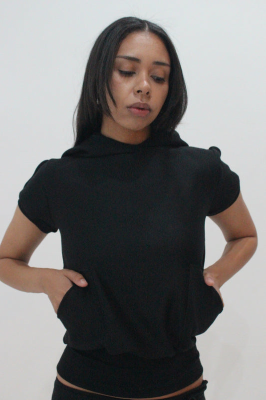 Vented Short Sleeve Hoodie