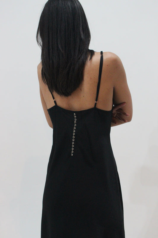 Pierced Slip Dress