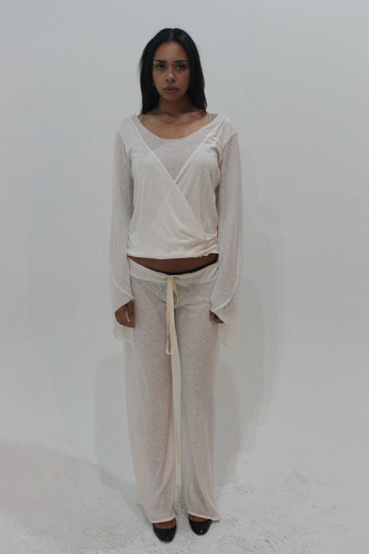 Draped Cotton Top