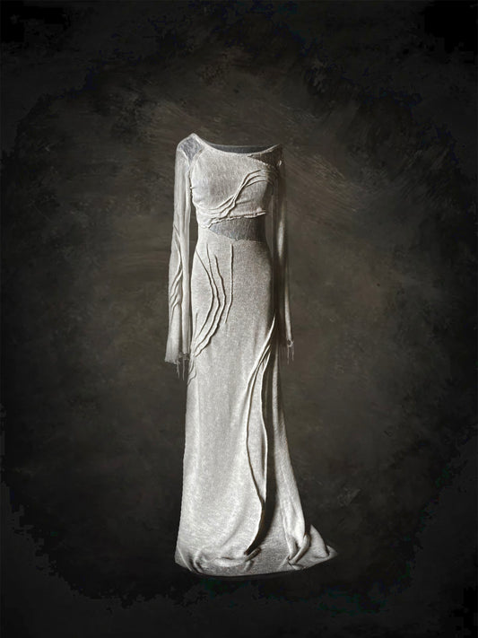Knit Gown - Ivory